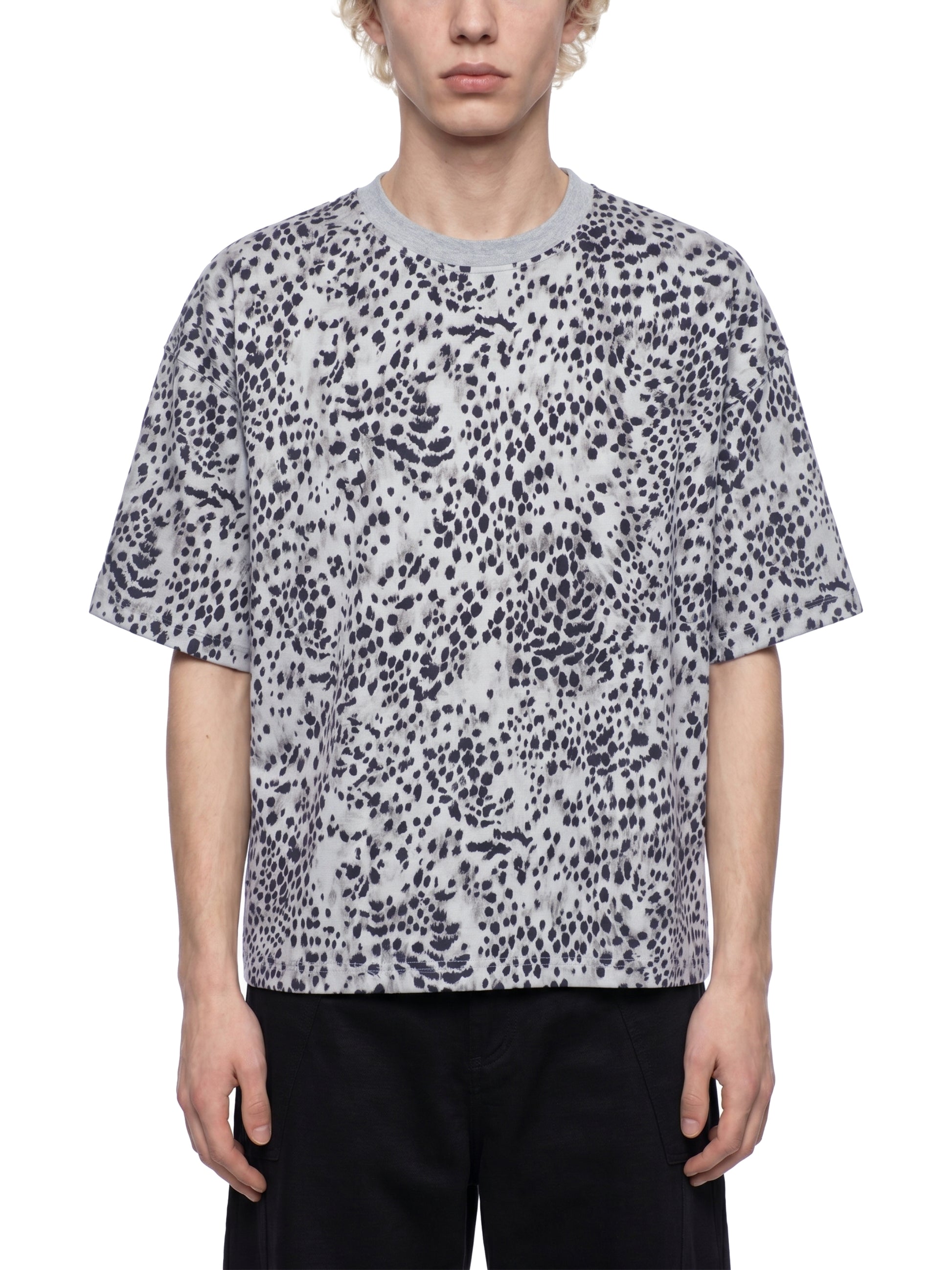 New,Shirts,Leopard print ,No Regrets ,Vibe,Streetwear ,Boxy T-shirt ,Graphic tee ,Lips t-shirt ,Crazy print shirt 
