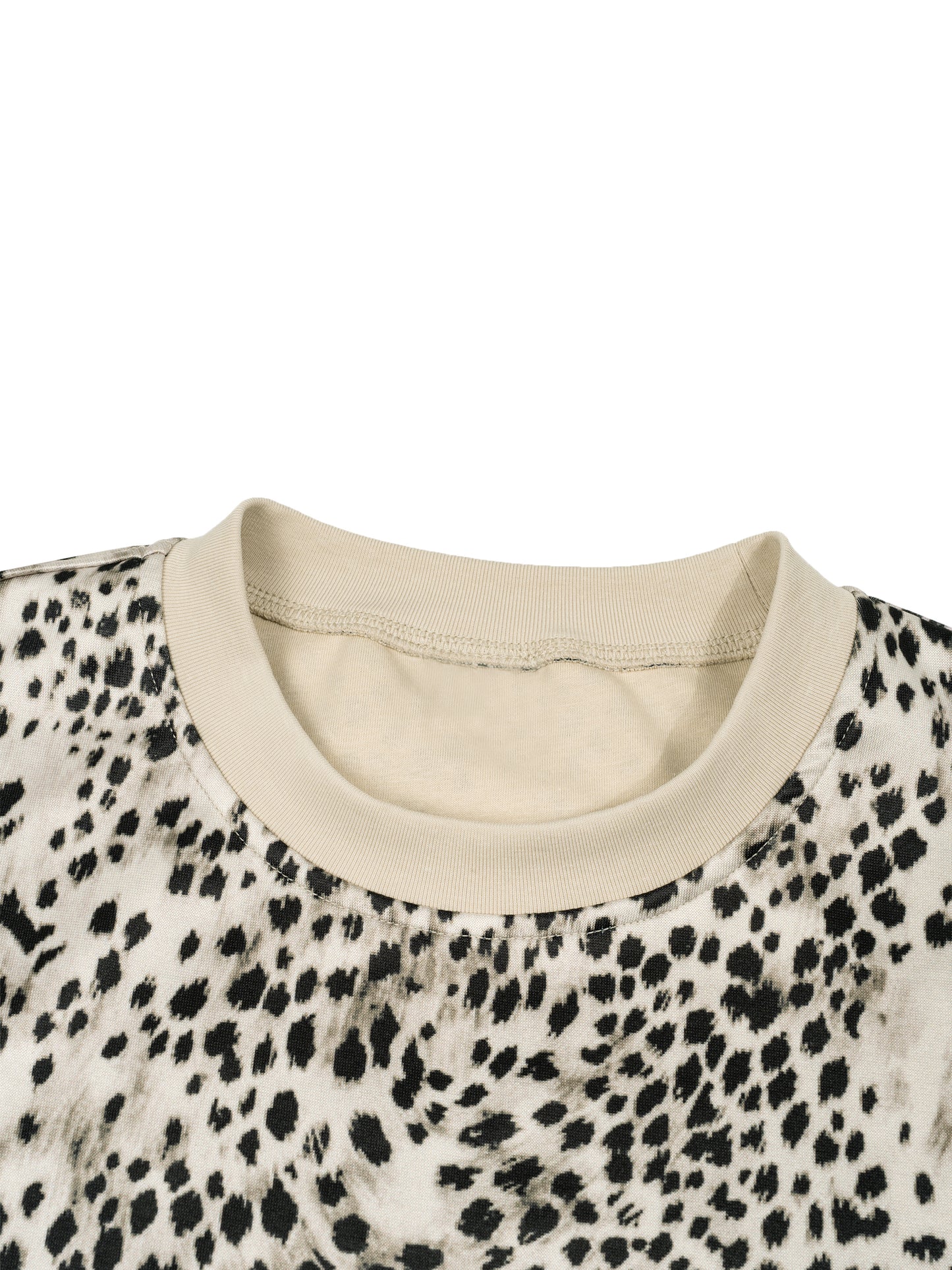 New,Shirts,Leopard print ,No Regrets ,Vibe,Streetwear ,Boxy T-shirt ,Graphic tee ,Lips t-shirt ,Crazy print shirt 