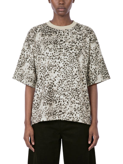 New,Shirts,Leopard print ,No Regrets ,Vibe,Streetwear ,Boxy T-shirt ,Graphic tee ,Lips t-shirt ,Crazy print shirt 