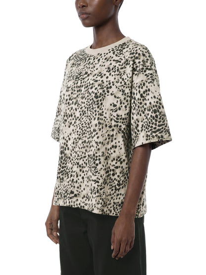 New,Shirts,Leopard print ,No Regrets ,Vibe,Streetwear ,Boxy T-shirt ,Graphic tee ,Lips t-shirt ,Crazy print shirt 