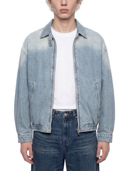 New ,Outerwear ,Mustang lovers,Rose petals ,Denim Jacket ,Women's denim Jacket ,Men's denim Jacket ,Red roses ,Black mustang ,Vibe Mi Clothing 