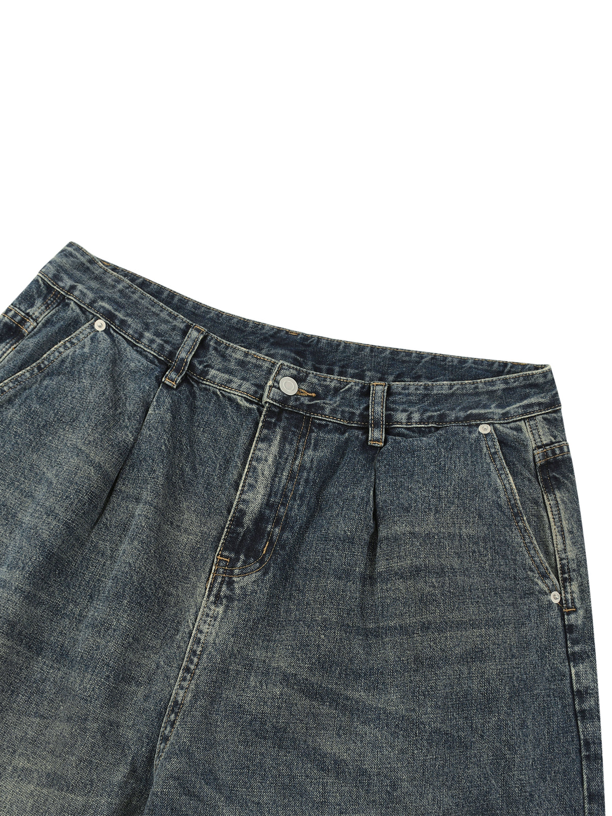 Clean Vibe Men's Vintage Wash Denim Jeans