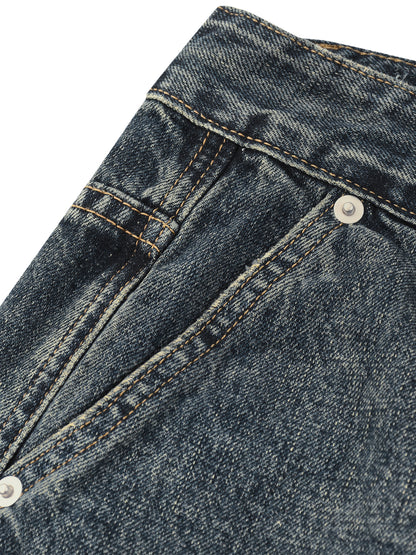 Clean Vibe Men's Vintage Wash Denim Jeans