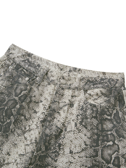 Blessed Men's Snake Print Shorts