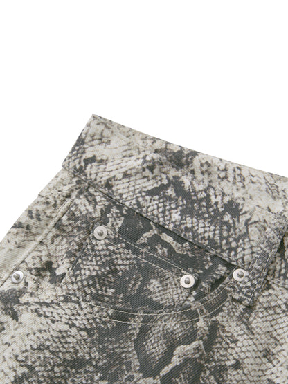 Blessed Men's Snake Print Shorts