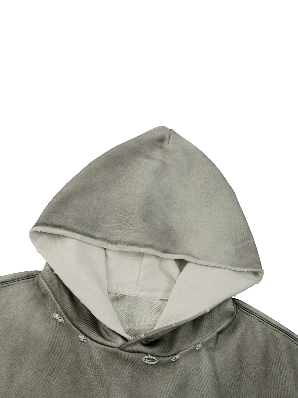 What If Sunfade Distressed Boxy Hoodie