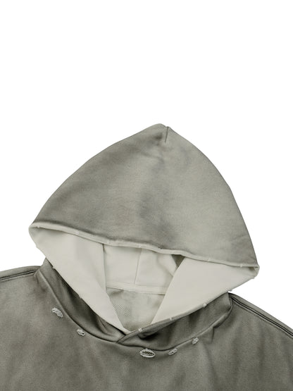 What If Sunfade Distressed Boxy Hoodie